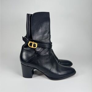 Dior Black Leather Boots